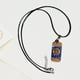 thumbnail image 5 of Collar con colgante de chakras, generador de energía Reiki, piedra natural Reiki Cuerda de cuero PU, 5 of 9