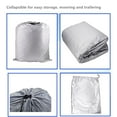 thumbnail image 2 of 14-16Ft 3 Layer Boat Cover Waterproof Heavy Duty Grey PEVA Cotton Lining Up to 90 inch, 2 of 5