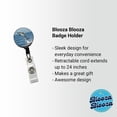 thumbnail image 2 of Flying Fish Jumping Fishing Retractable Reel ID Badge Key Card Name Tag Holder with Clip, 2 of 7