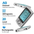 thumbnail image 4 of Dual Channel TENS EMS Unit 36 Modes Muscle Stimulator for Pain Relief Therapy, Electronic Pulse Massager Muscle Massager, 4 of 5