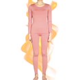 thumbnail image 3 of Lavra Women’s Fleece Lined Thermal Sets Winter Warm Long John Underwear Long Sleeve Top Pants Base Layer, 3 of 6