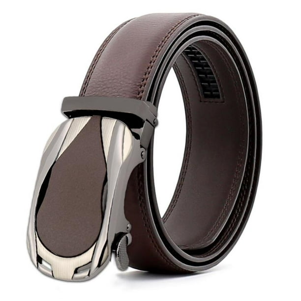 Buy Flyer Leather belt for men/gents Formal/Casual Branded (Colour -Tan)  Stylish Buckle Adjustable Size Genuine Quality Online at Low Prices in  India 