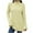 Yellow, variant on FAIWAD Long Sleeve Tops for Women Turtleneck Dressy Casual Knitted Pullover Sweaters Trendy Plain Side Split Clothes