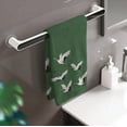 thumbnail image 5 of 2PCS Japanese Crane Bird Kitchen Towels, Vintage Crane Emerald Green Decorative Kitchen Dish Tea Towels, Japanese Decor Hand Towel for Bathroom Decor, Bird Lovers Gifts for Women, 16x24 Inches, 5 of 7