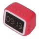 thumbnail image 5 of Despertador Digital Bling Bling con Altavoces Inalámbricos Luz Nocturna Radio FM Rojo, 5 of 12