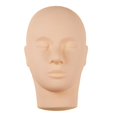 thumbnail image 2 of Eyelash Practice Training Head For Makeup Cosmetology Flat Soft Silicone Head, 2 of 5