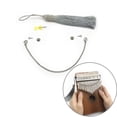 thumbnail image 1 of Kalimba Instrument de Musique Percussion à Main Chaîne Tremolo Argent Alliage Solide, 1 of 6