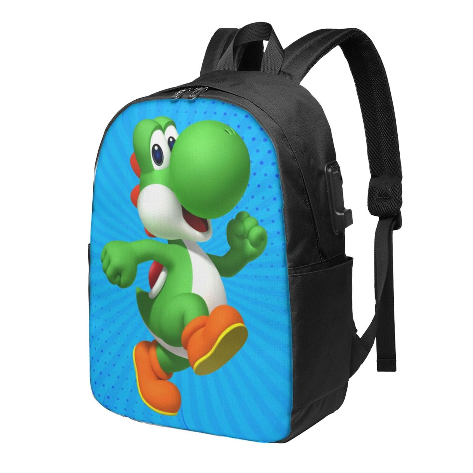 Super Mario Yoshi Casual Shoulder Bag Lightweight Prints Book Bag