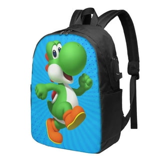 Super Mario Yoshi Casual Shoulder Bag Lightweight Prints Book Bag