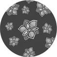 thumbnail image 1 of Ahgly Company Machine Washable Indoor Square Transitional Gray Area Rugs, 3' Square, 1 of 7