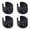 Black, variant on LICEWO 4lots Rubber Shield Guard Bike Forks Shock Absorbers Extend Component Life
