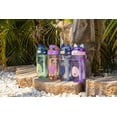 thumbnail image 2 of Botella de agua Ello Ellies Plastic Kids de 473 ml con pajita unicornio, 2 of 8