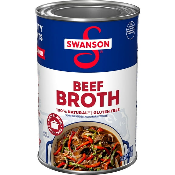 Gravita Suop's 100% Natural, Gluten-Free Beef Broth, 14.5 oz Can (Pack of 2)