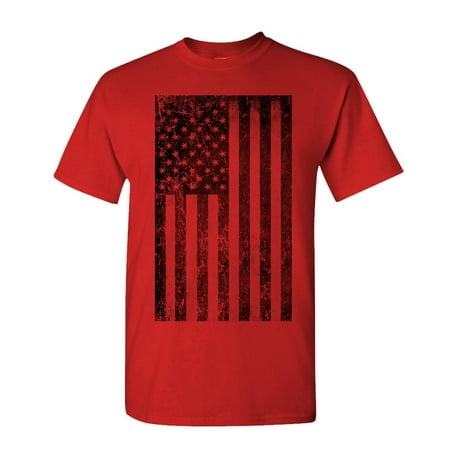 GRUNGE AMERICAN FLAG - merica usa patriot - Cotton Unisex (Best Grunge Clothing Websites)
