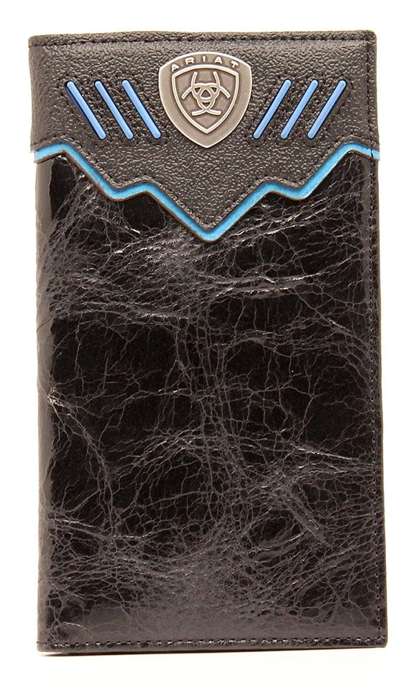 Ariat Accessories Men's Rodeo Shield Wallet OS Black - Walmart.com