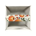 thumbnail image 4 of Psesaysky PU Leather Waterproof Tissue Box Holder, Square Napkin Facial Tissues Boxes Dispenser, Pumpkins Floral Home Office Car Tissue Holder Decorative Container, 4 of 7