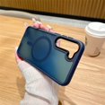 thumbnail image 3 of New Luxury Matte Antiskid Phone Case For Samsung Galaxy S24 Ultra S23 S22 Plus S20 S21 FE Magsafe Magnetic Wireless Charge Cover, 3 of 5