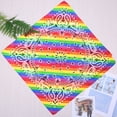thumbnail image 5 of Paquete de 12 bandanas arcoíris Orgullo Gay LGBTQ Bandana Diadema Hippie Bandana Bufanda cuadrada para fiesta y uso diario, 5 of 5