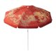 thumbnail image 1 of Sombrilla de patio al libre, toldo para sombrilla, protección solar, impermeable, fácil de instalar, sombrilla de playa de estilo chino para Rojo, 1 of 8