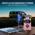 thumbnail image 4 of NEXPOW Tire Inflator Portable Air Compressor, 150 PSI Air Compressor for Car Tires with Dual-Screen Display, 3X Fast Inflation Portable Bike Pump for Car, Motorcycle, Bike, Ball, Pink, 4 of 8