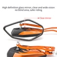 thumbnail image 5 of 1 Pair Motorcycle Rearview Mirror Flame Pattern Reversing Mirror Electric Scooter Accessories for 8mm/10mm, 5 of 7