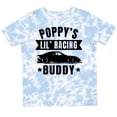thumbnail image 3 of Inktastic Poppy's Lil' Racing Buddy with Car Silhouette Boys or Girls Toddler T-Shirt, 3 of 5