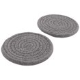 thumbnail image 5 of Posavasos para Bebidas de 8 Piezas con Soporte, Posavasos Absorbentes de 4 Colores para Bebidas, Juego de Posavasos de Tejido de AlgodóN para DecoracióN del Hogar B, 5 of 5