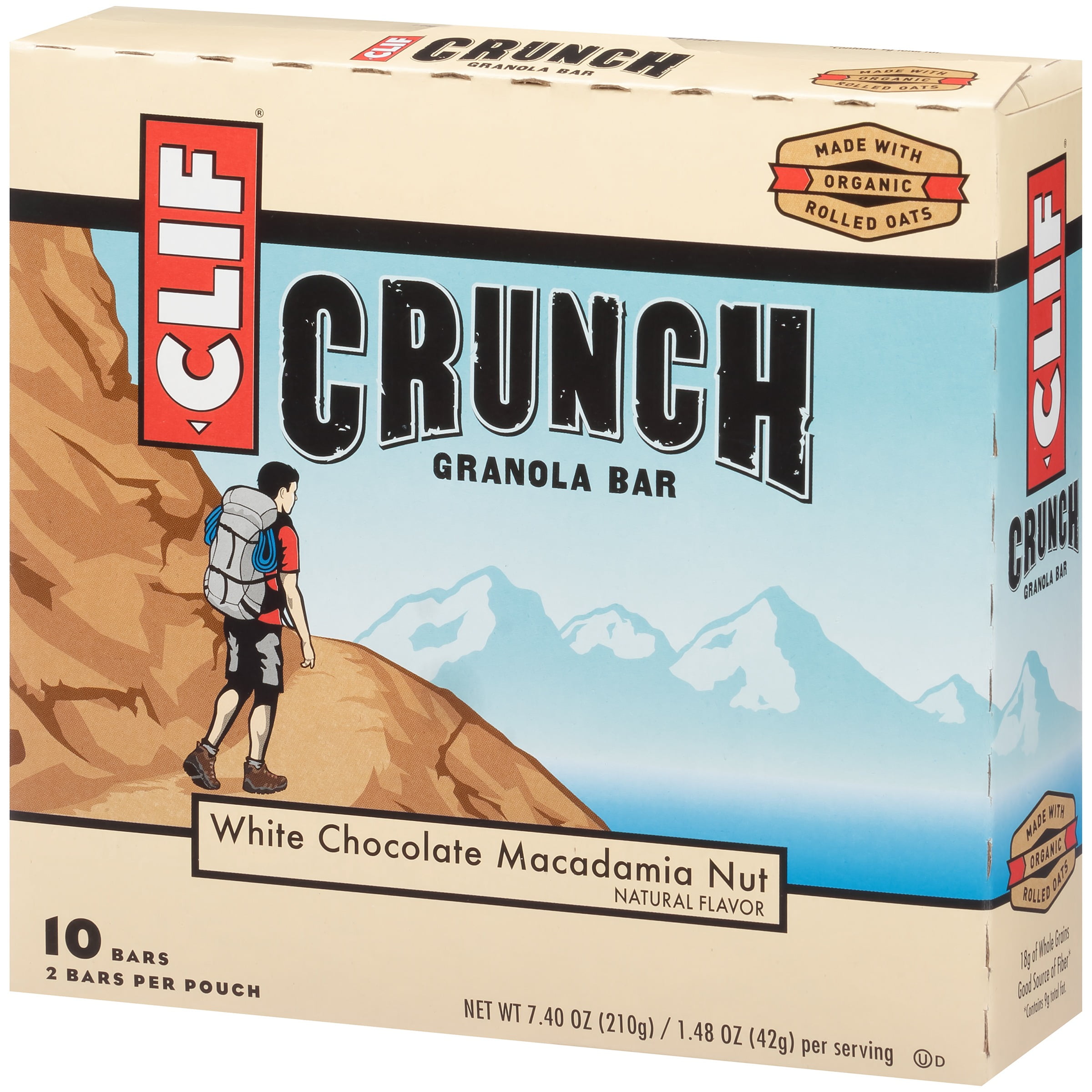 clif crunch granola bar white chocolate macadamia nut