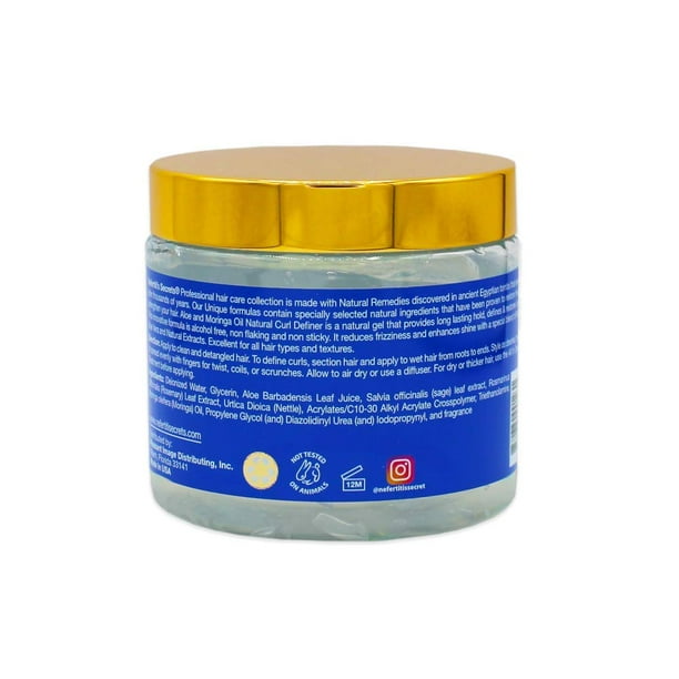 Nefertiti's Secrets Natural Growth Curl Definer, Aloe Vera and Moringa Oil  Curl Defining Cream for Hair Growth and Moisture | 16 Oz - Walmart.ca