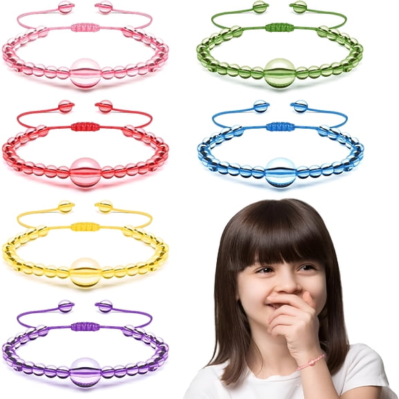 OITY 6 Pcs Motion Sickness Bands Bracelet Anti Nausea Adjustable Wristband for Cruise Ship Essentials Seasickness Kid Adult Relief Band Motion Sickness, Multicolor