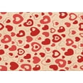 thumbnail image 1 of Ahgly Company Machine Washable Indoor Rectangle Transitional Deep Peach Orange Area Rugs, 3' x 5', 1 of 7