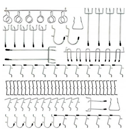 

Gerich 81 Pcs Pegboard Hooks Peg Hook Heavy Duty Peg Board Hook Set Organization Wall Storage for Organizing Storage System Tools Crafts Peg Boards and Pegs Attachments