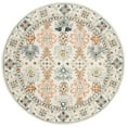 thumbnail image 6 of SAFAVIEH Aspen Brooks Southwestern Area Rug, Ivory/Blue, 9' x 9' Round, 6 of 8