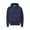 Navy - 001, variant on PG3000 Peace Goods™ Hood-Marble Heather - 257-L