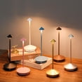 thumbnail image 1 of Aluminum - Dimmable LED table lamp, IP54 protection, indoor/outdoor use, plug, H29cm, EU plug - Corten, 1 of 3