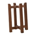 thumbnail image 3 of Soporte para plantas de suelo, soporte para macetas de madera, diámetro 20 cm, resistente, ahorra espacio. Doble capa marrón, 3 of 9