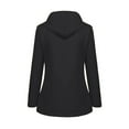 thumbnail image 3 of Chaqueta de lluvia Con capucha Zulema para mujer Gris XXXXL, 3 of 4