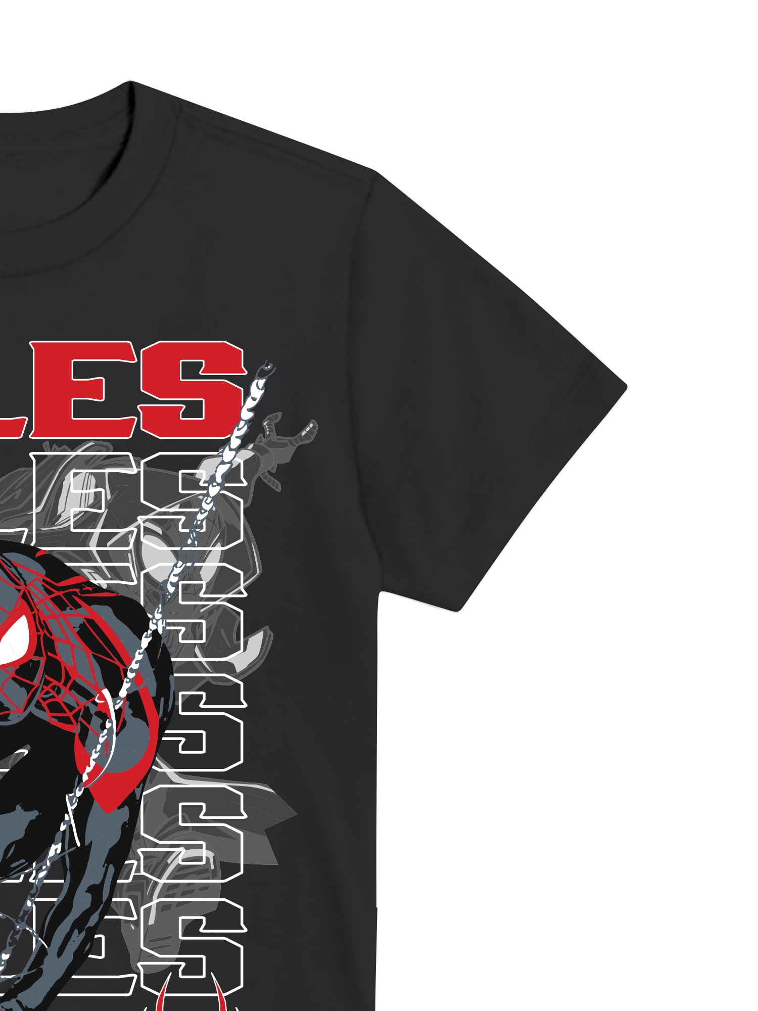 Spider-Man, Boys' & Big Boys', Miles Repeated, Short Sleeve, Graphic T-Shirt, Sizes 4-18