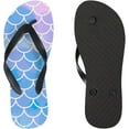 thumbnail image 3 of GZHJMY Flip Flops Slippers Cute Mermaid Ocean Moire Sea Sandals for Beach Summer Shower Women Men Boy Girl Kid Summer Slippers, 3 of 5
