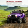 thumbnail image 5 of Best Choice Products Jumbo 12V Kids Electric Ride On Car with Parent Remote, Seat Harness, 65 lb Capacity - Purple, 5 of 8
