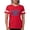 Red, variant on CafePress - White T Shirt - Womens Football Shirt