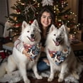 thumbnail image 4 of Dog Bandana 2 Pack,Pioneer Flower Floral Print Pattern Bandanas for Dogs,Cat Bandana,Small/ Large Dog Bandana 2 Size,Dog Bandanas Girl Boy, 4 of 6