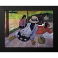 thumbnail image 2 of Gauguin, Paul 18x15 Black Modern Framed Museum Art Print Titled - The Nap - La Siesta, 2 of 5