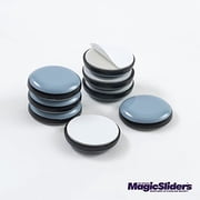 Magic Sliders 1 In. Round Adhesive Furniture Glide,(8-Pack) 08025
