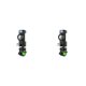 thumbnail image 1 of Greeniant Soporte para teléfono móvil de bicicleta 360 grados ajustable bicicleta de montaña motocicleta manillar anticaída soporte de carretera Verde con luz 2piezas Greeniant CBP284669, 1 of 5