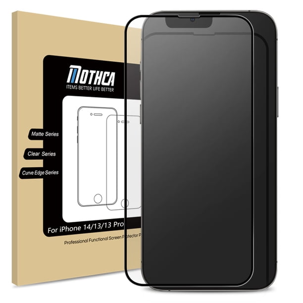 Protector de pantalla Mothca Matte Glass para iPhone 14/13 de 6.1 pulgadas