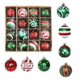 thumbnail image 2 of Xihbxyly Juego de Bolas Navideñas, Adornos Redondos Galvanizados, Caja de Regalo Decorativa de 16 Piezas, Decoración Llamativa para El Árbol, Detalles Festivos Versátiles, Celebración Festiva En El H, 2 of 7