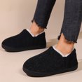 thumbnail image 3 of Womens Mens Winter Snow Boots Indoor Slippers House Shoes with Fleece Lined for Seniors Non Slip Warm Slip on Ankle Booties, 3 of 7
