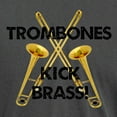 thumbnail image 3 of CafePress - Trombones Kick Brass T Shirt - Mens Comfort Colors Shirt, 3 of 5