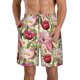 thumbnail image 1 of Balery Tulips Flowers Traje de Baño Estilo Hawaiano para Hombre, Shorts de Secado Rápido con Bolsillos-Medium, 1 of 6